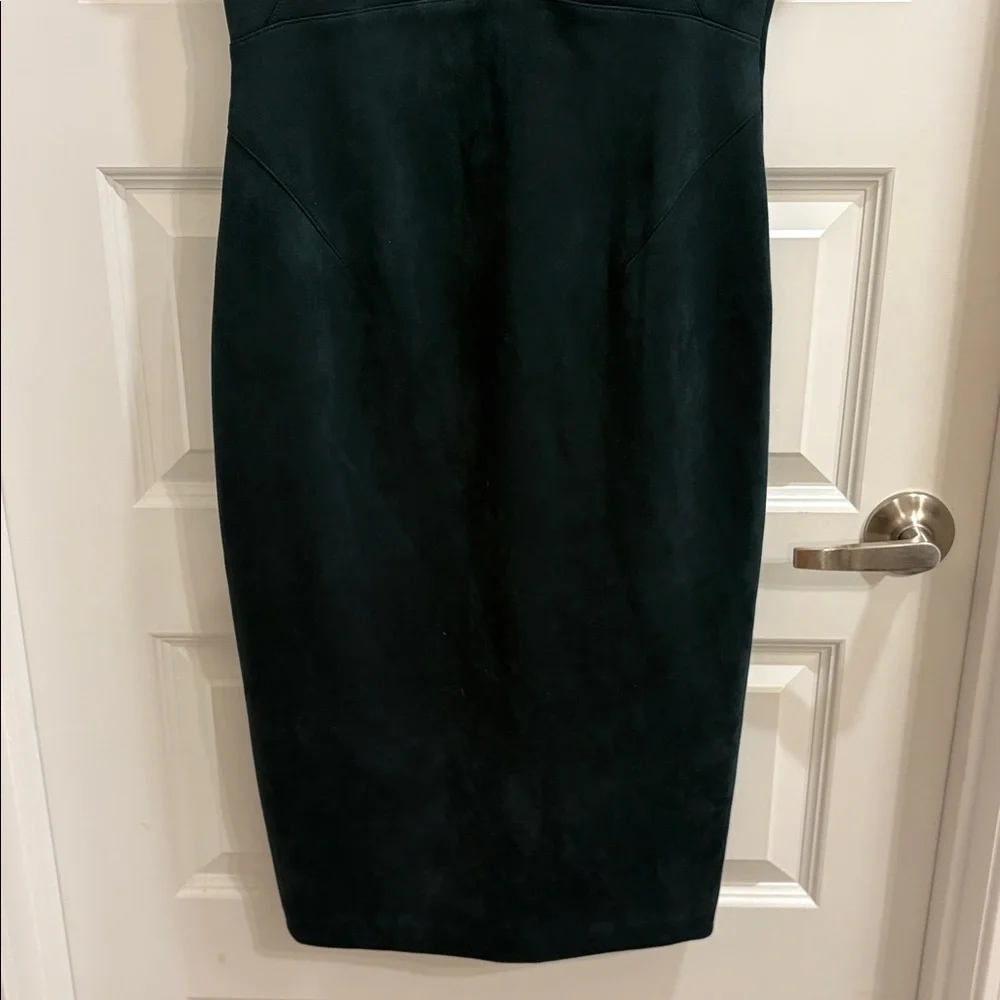 ✨Calvin Klein Emerald Suede Bodycon✨ - Picture 3 of 7